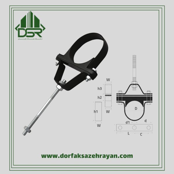 بست ریگلاژی سایز 2 اینچ