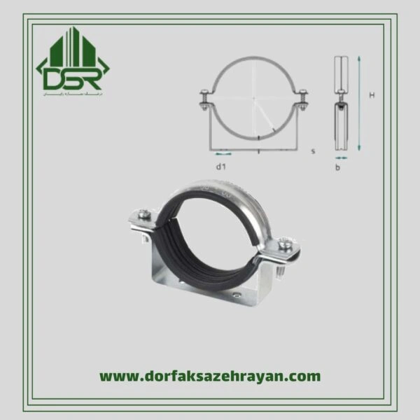 بست رایزری مدل BRD-4-GSP سایز 110mm