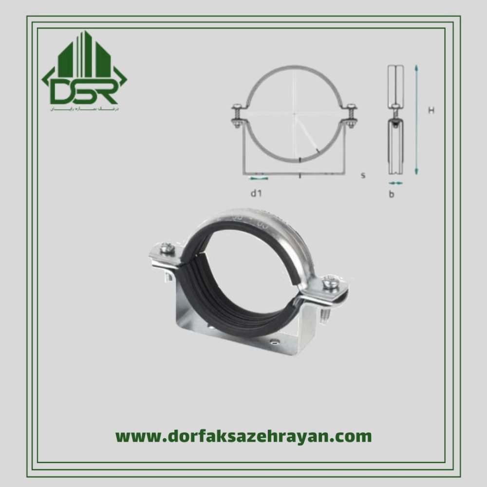 بست رایزری مدل BRD-1 1/4-GSP سایز 40mm