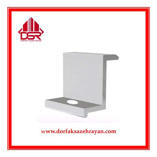 کلمپ انتهایی پنل خورشیدی Z شکل