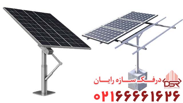استراکچر پنل خورشیدی تک محور و دو محور 