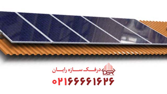 استراکچر پنل خورشیدی مناسب سقف شیروانی