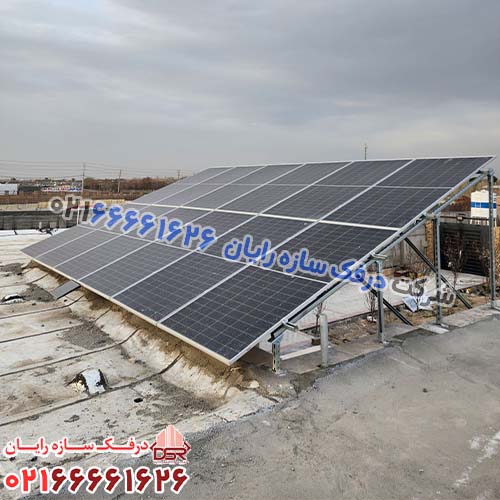 پروژه نصب پنل خورشیدی روی سقف