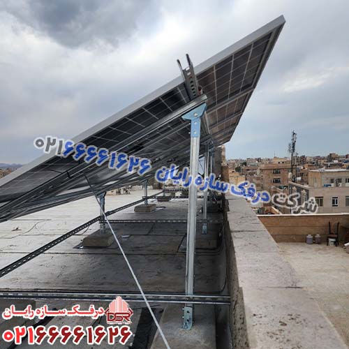 پروژه نصب پنل خورشیدی روی سقف
