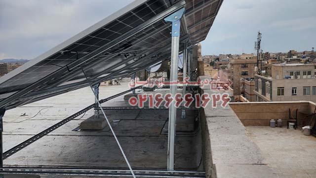 قیمت استراکچر پنل خورشیدی سقفی