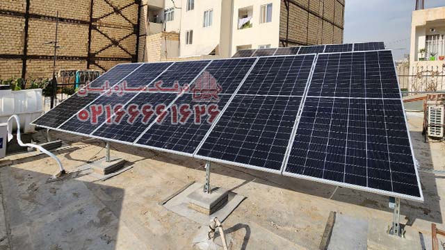 قیمت استراکچر پنل خورشیدی سقفی