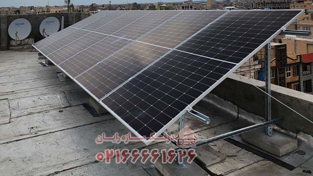 قیمت استراکچر پنل خورشیدی سقفی